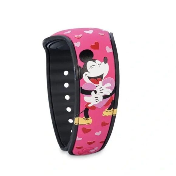 Disney Valentine's Day 2022 Mickey & Minnie Sweethearts Magic Band LE 3,460 - Picture 3 of 8